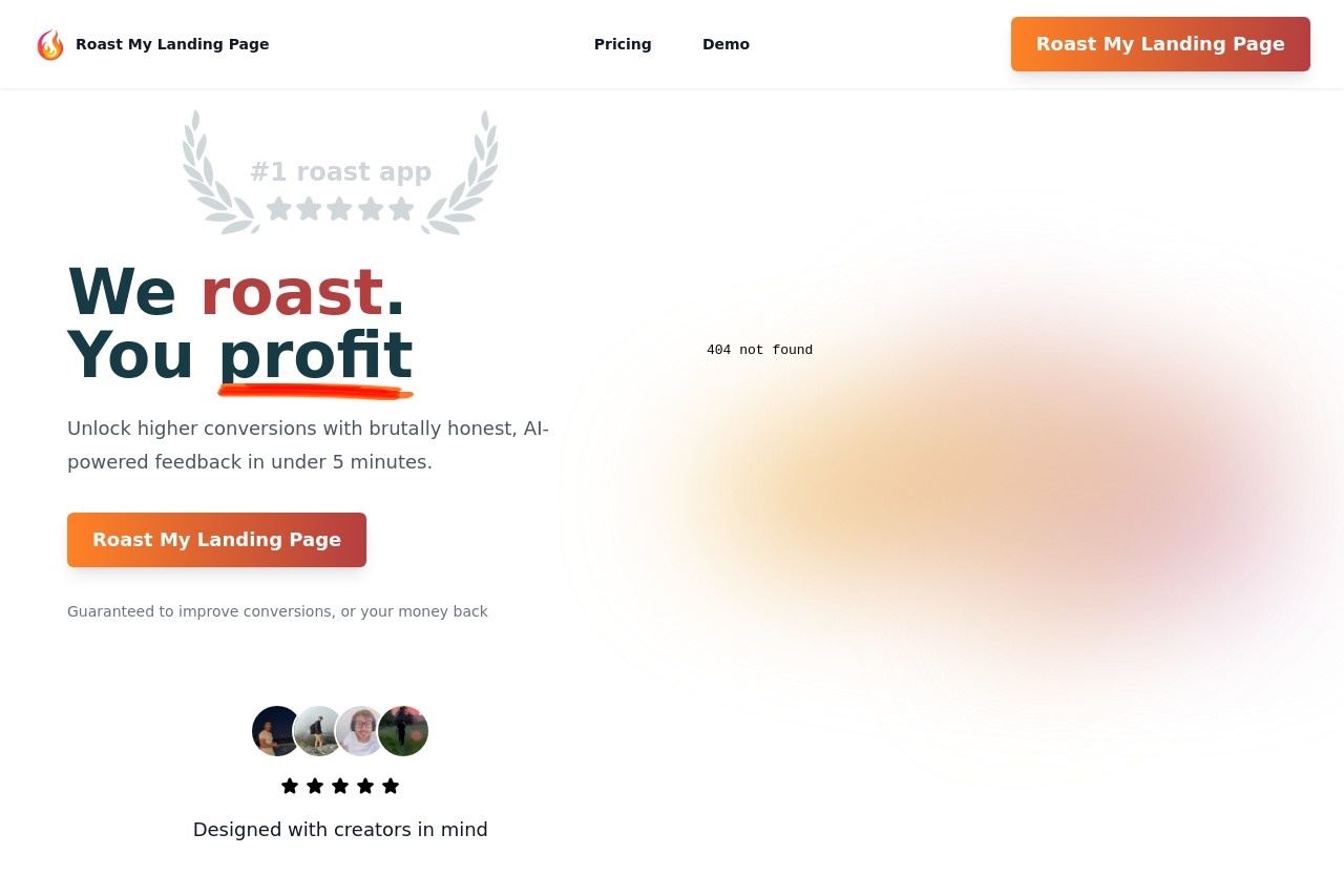 Roast My Landing Page