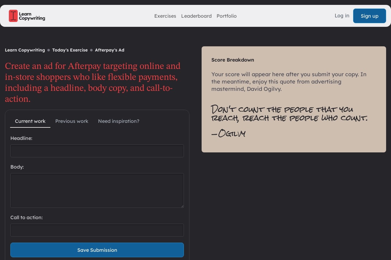 Learn Copywriting