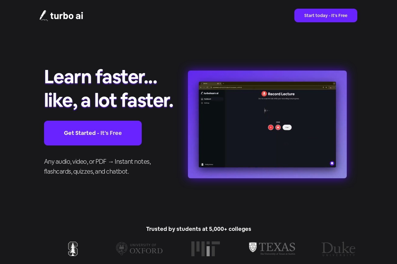 TurboLearn AI