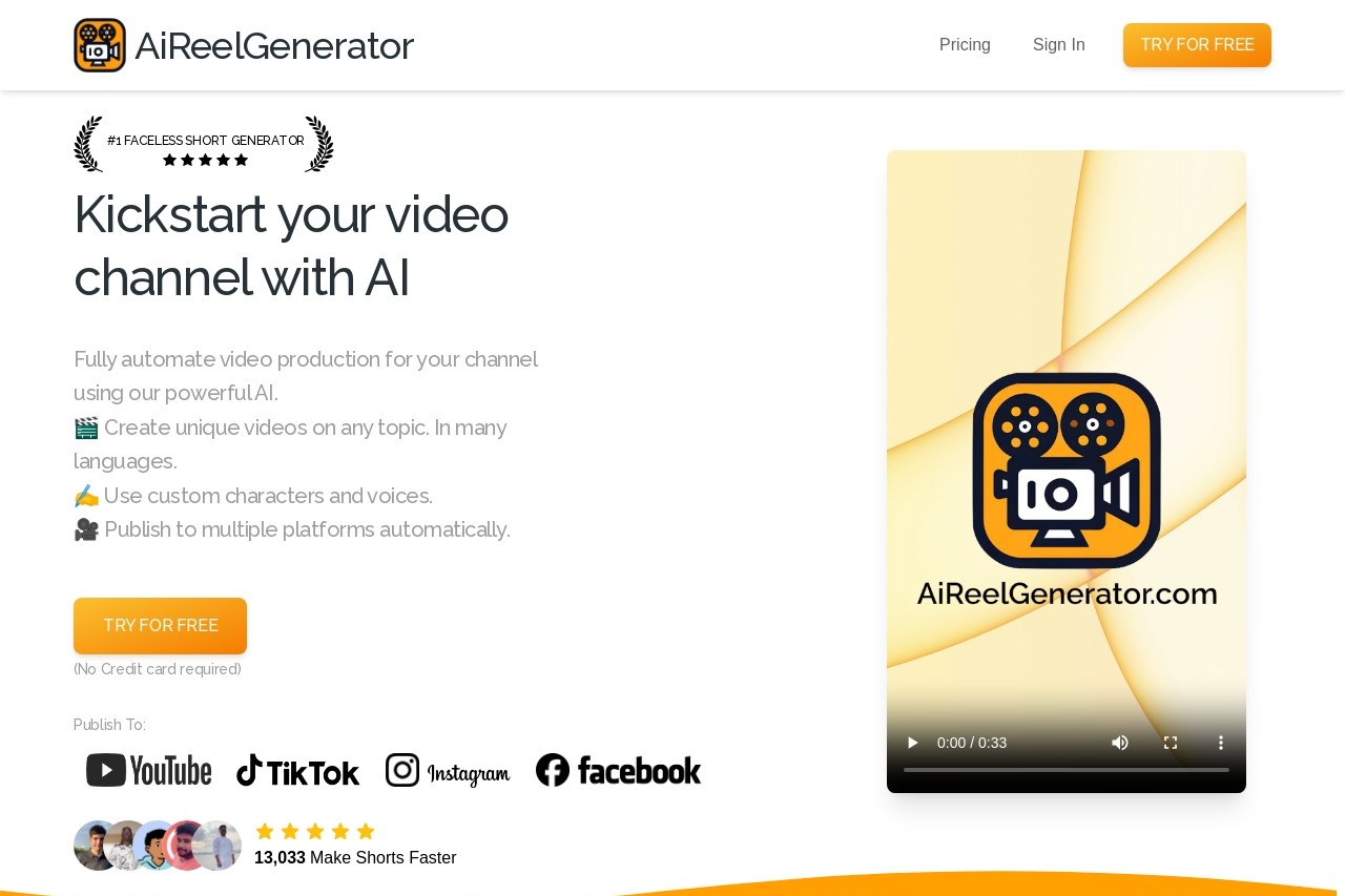 AiReelGenerator.com