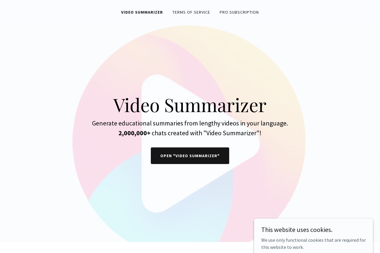 Video Summarizer