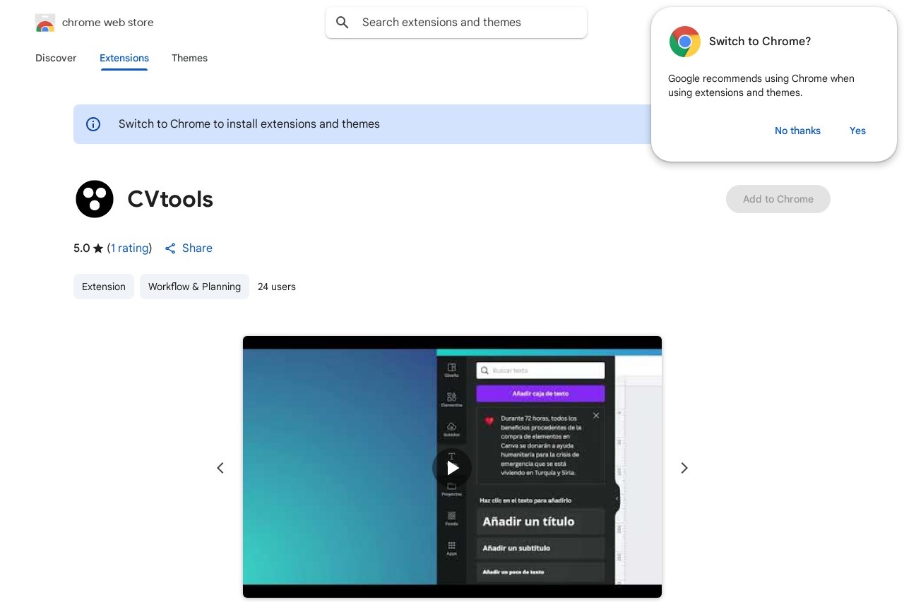 CVtools
