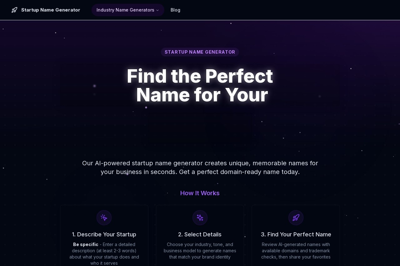 Startup Name Generator