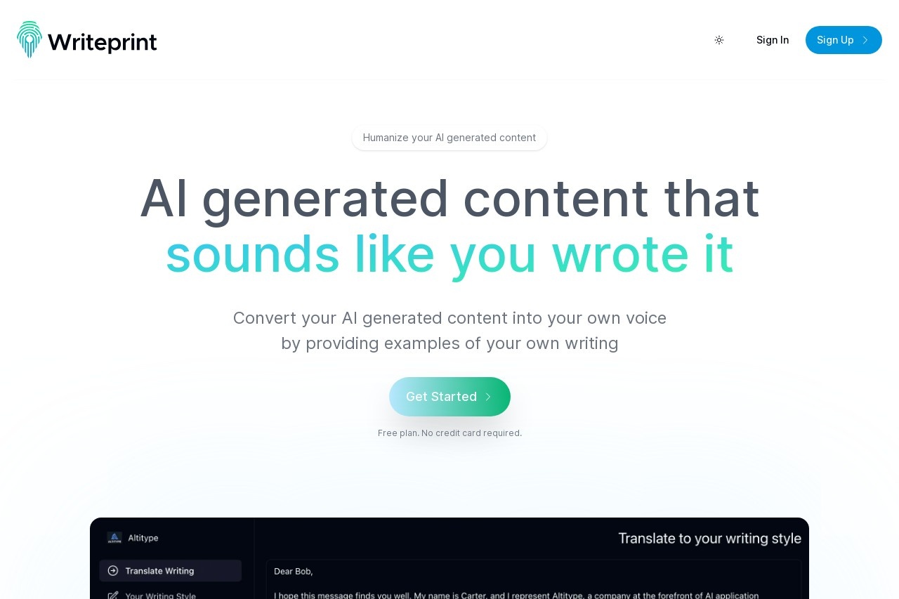 Writeprint.ai