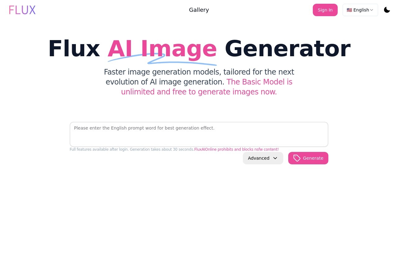 Flux AI Image Generator