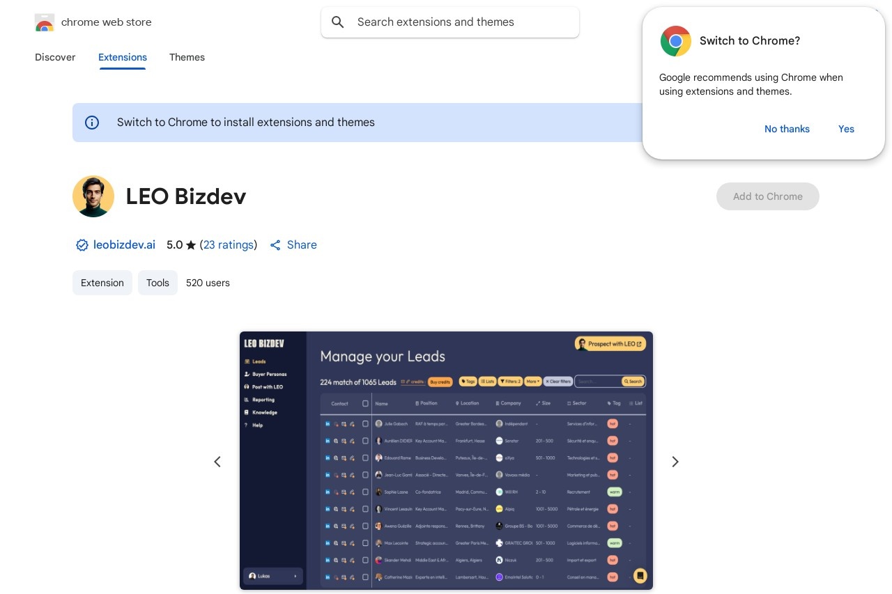 LEO Bizdev