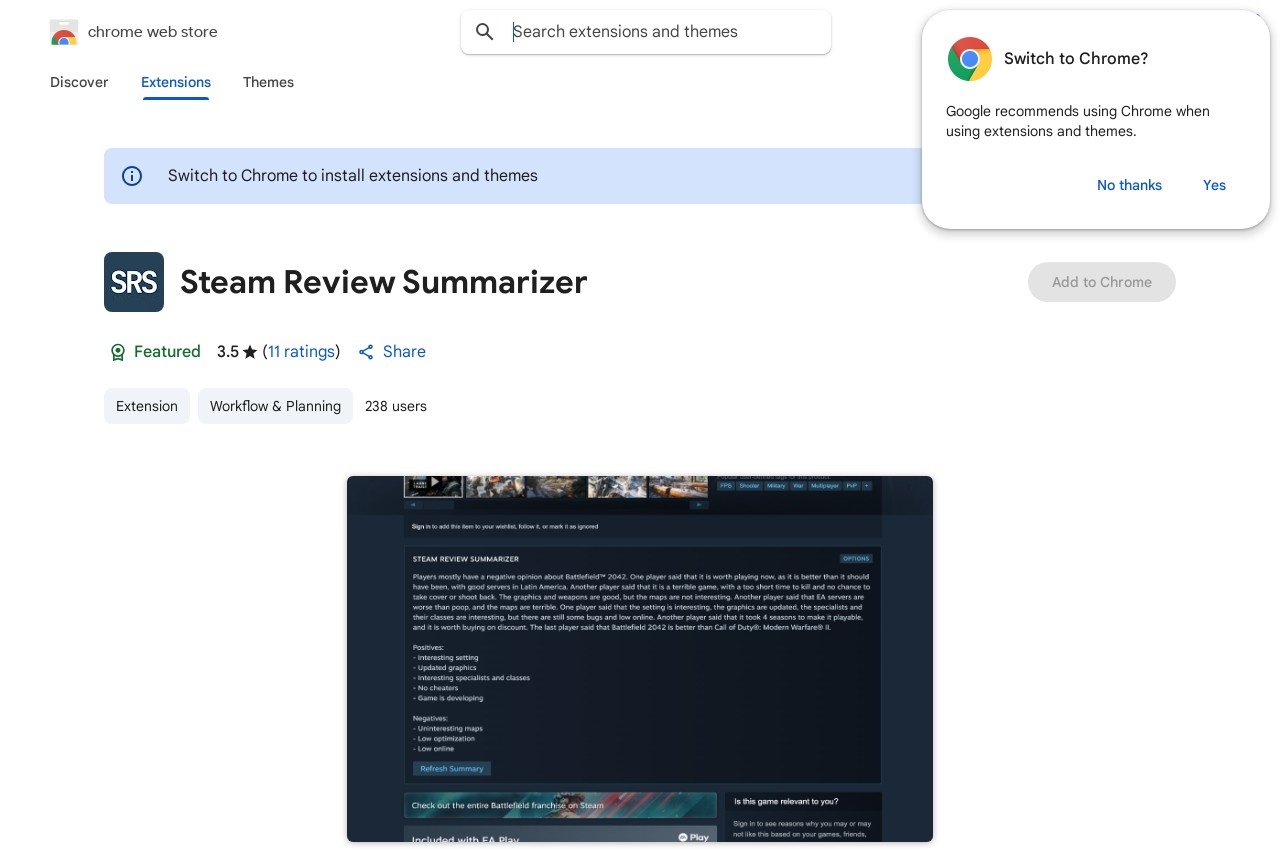 Steam Review Summarizer