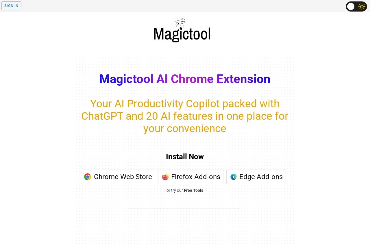Magic Tool AI