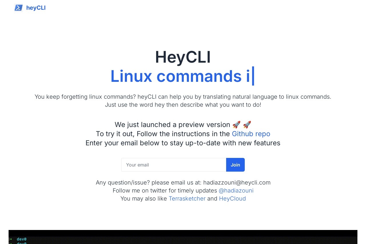 heyCLI