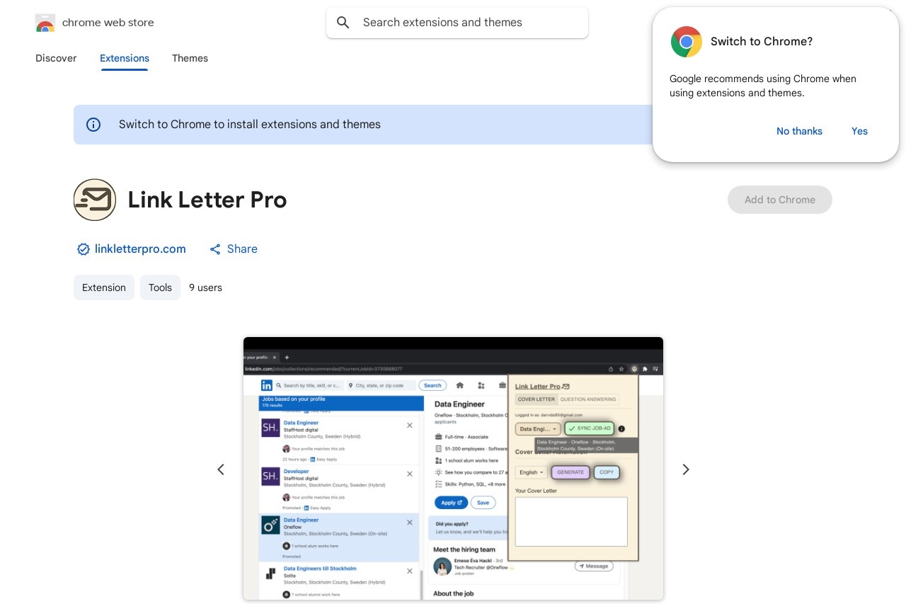 Link Letter Pro