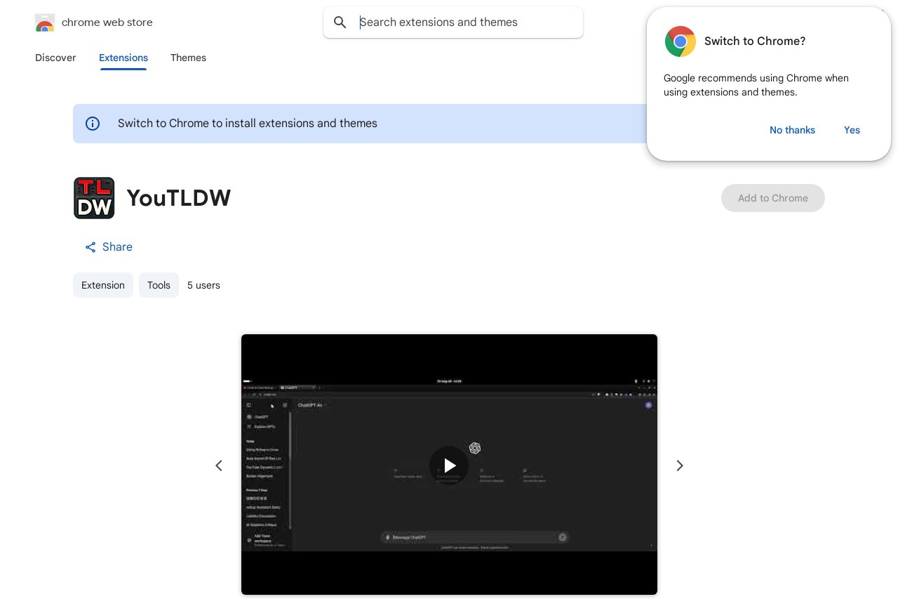 YouTLDW
