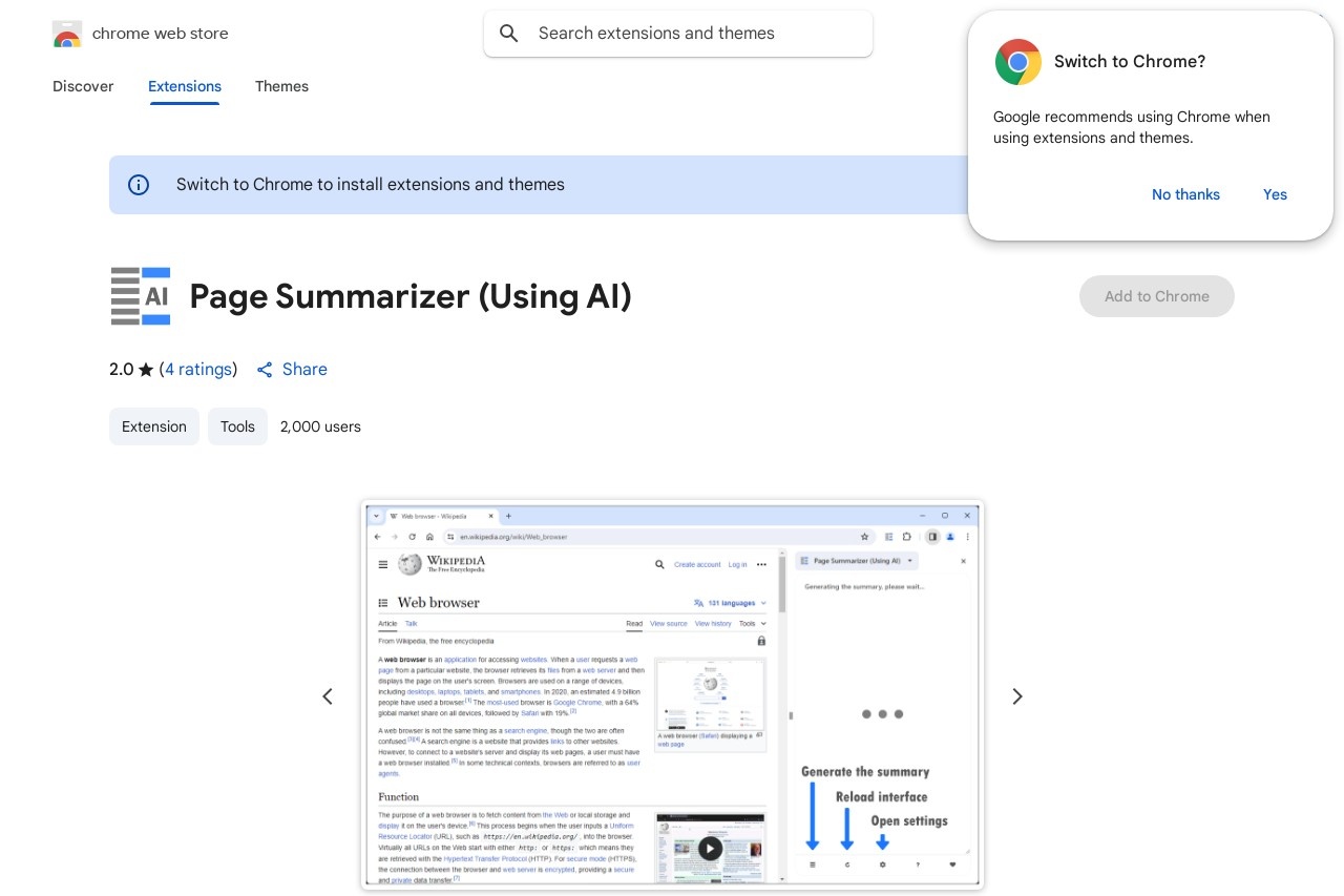 Page Summarizer