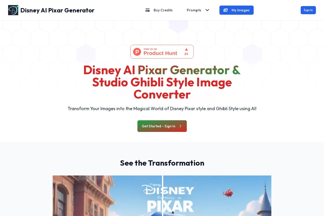 Disney Pixar AI Generator