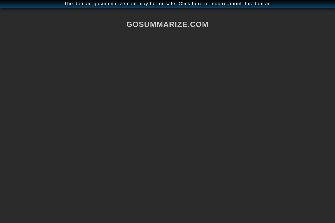 gosummarize