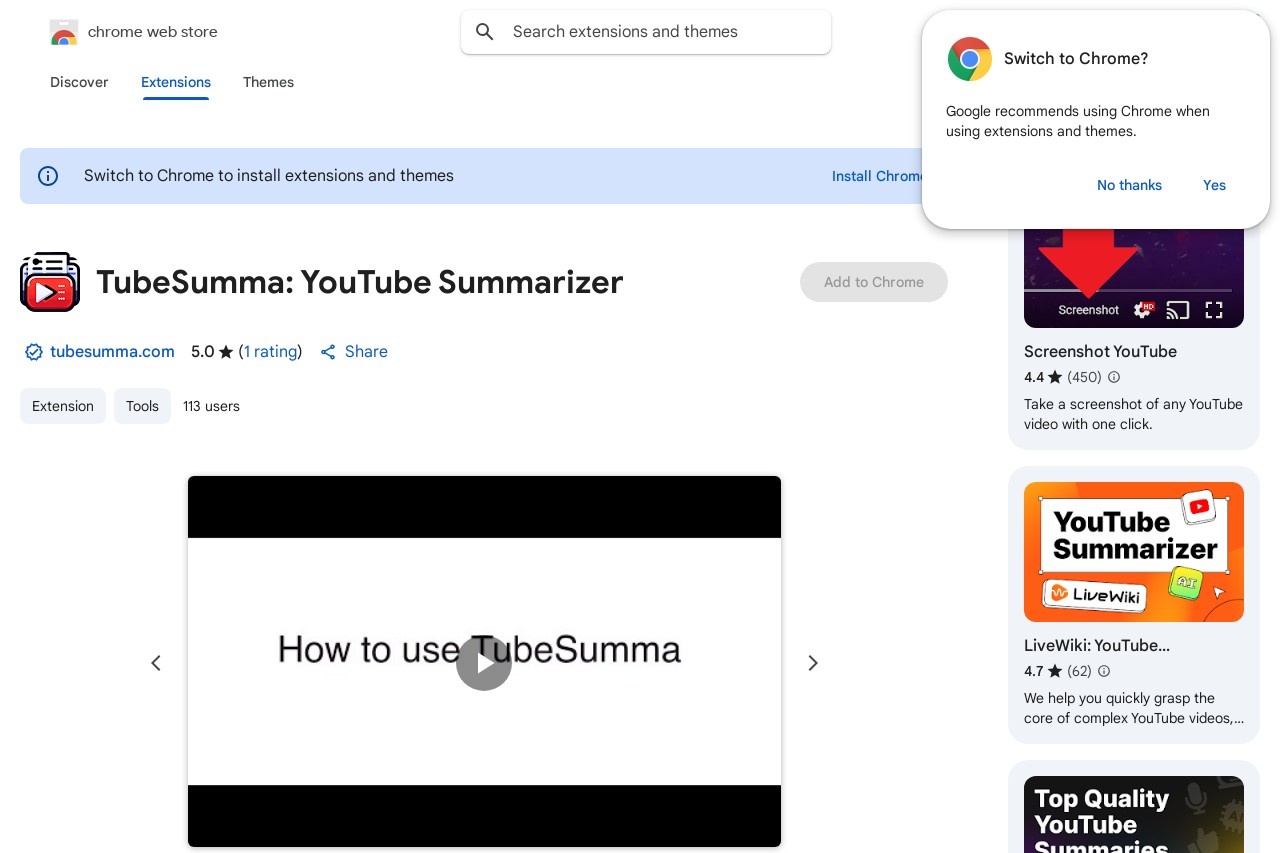 TubeSumma