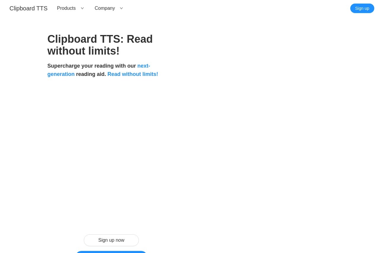Clipboard TTS