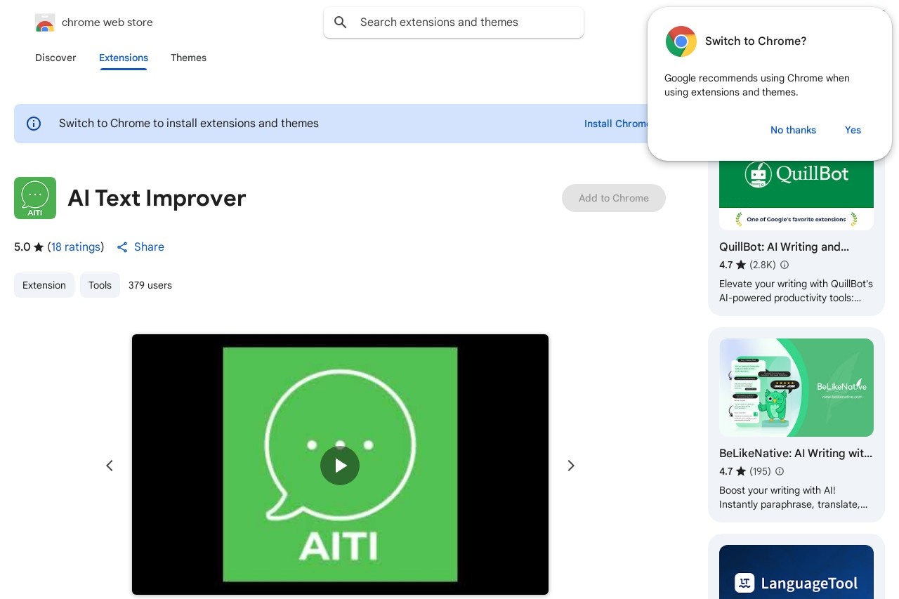 AI Text Improver