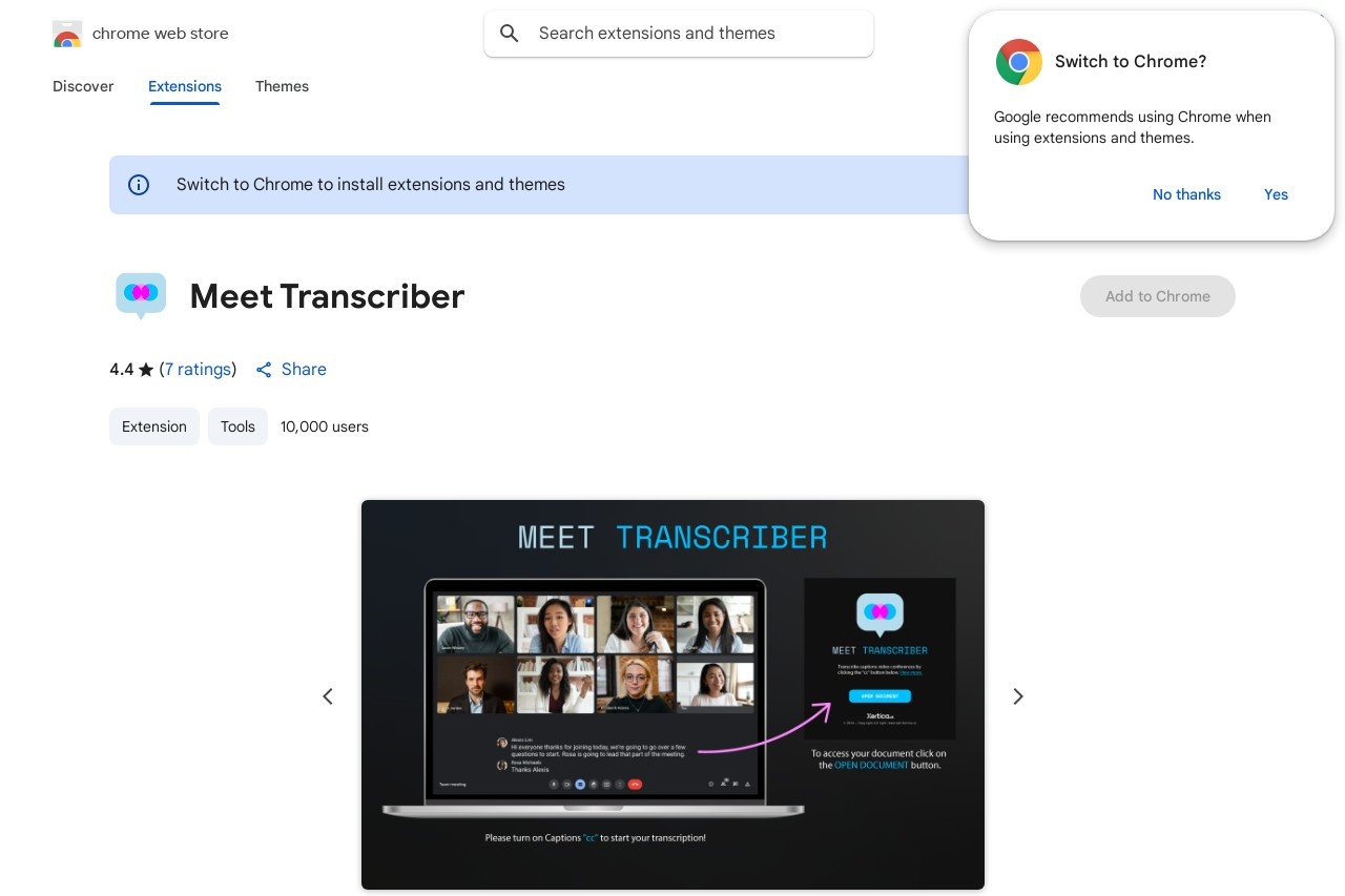 Transcriber