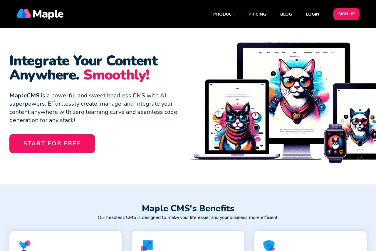 Maple CMS