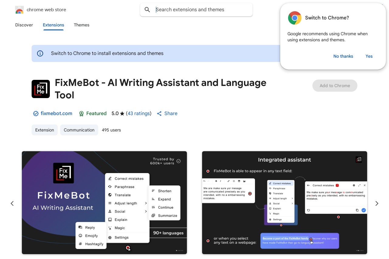 FixMeBot