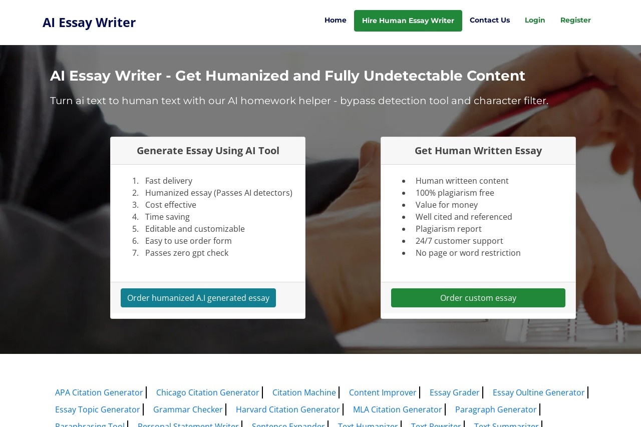 AI Essay Writer