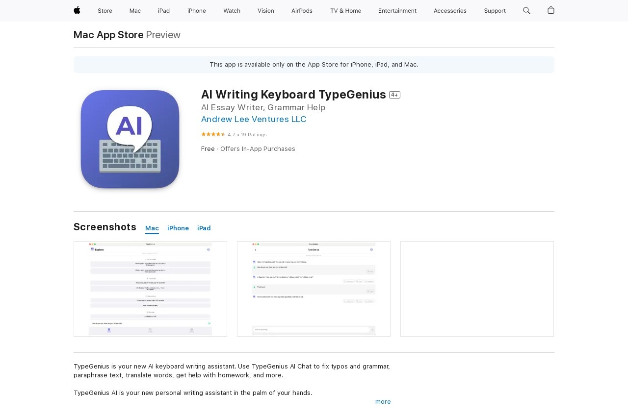 TypeGenius