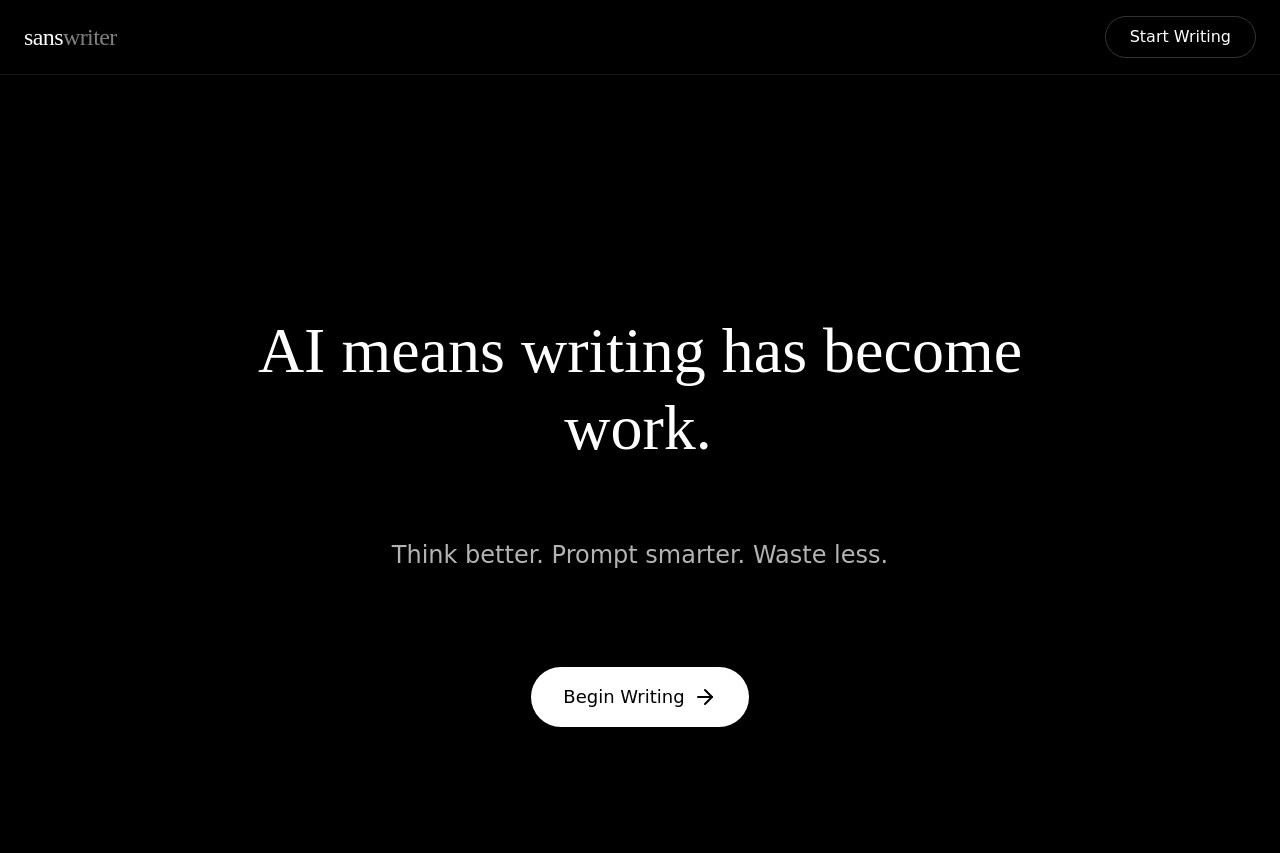 Sans Writer