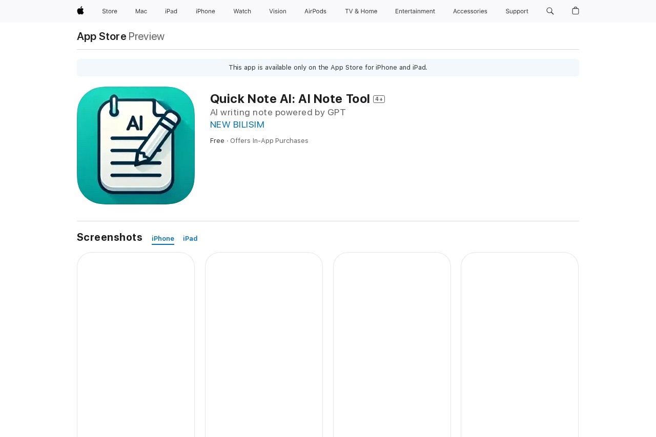 Quick Note AI
