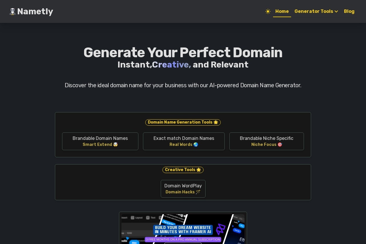 Domain Name Generator