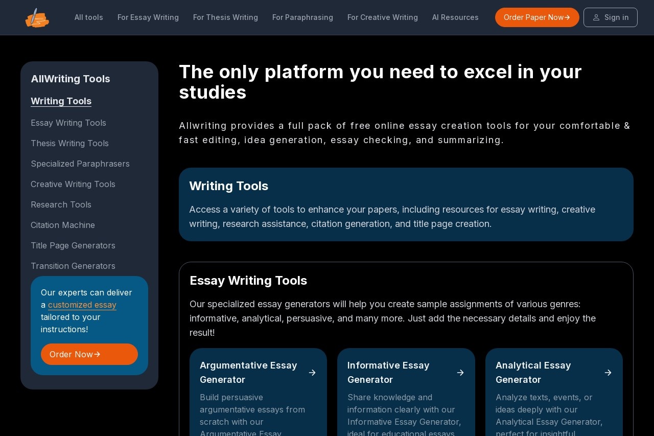 AllWriting
