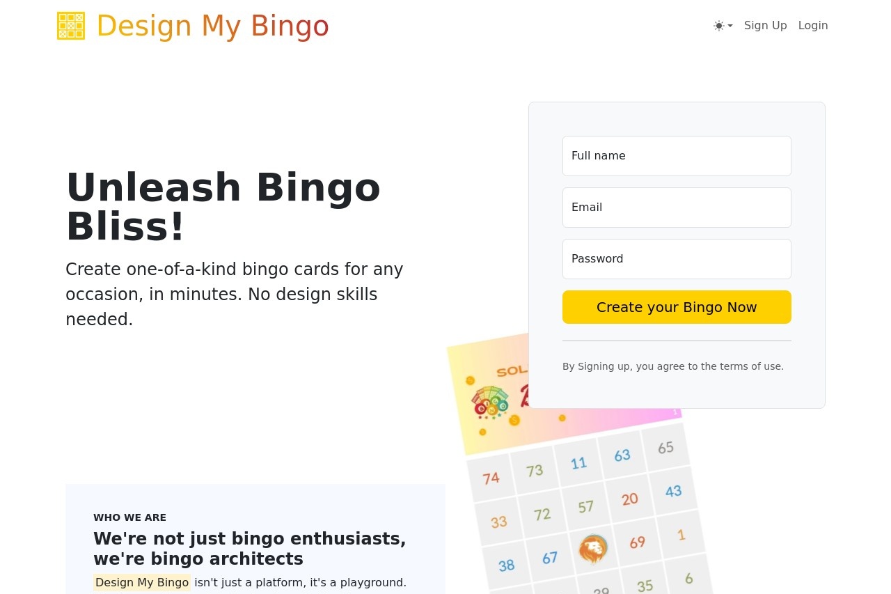 Design My Bingo
