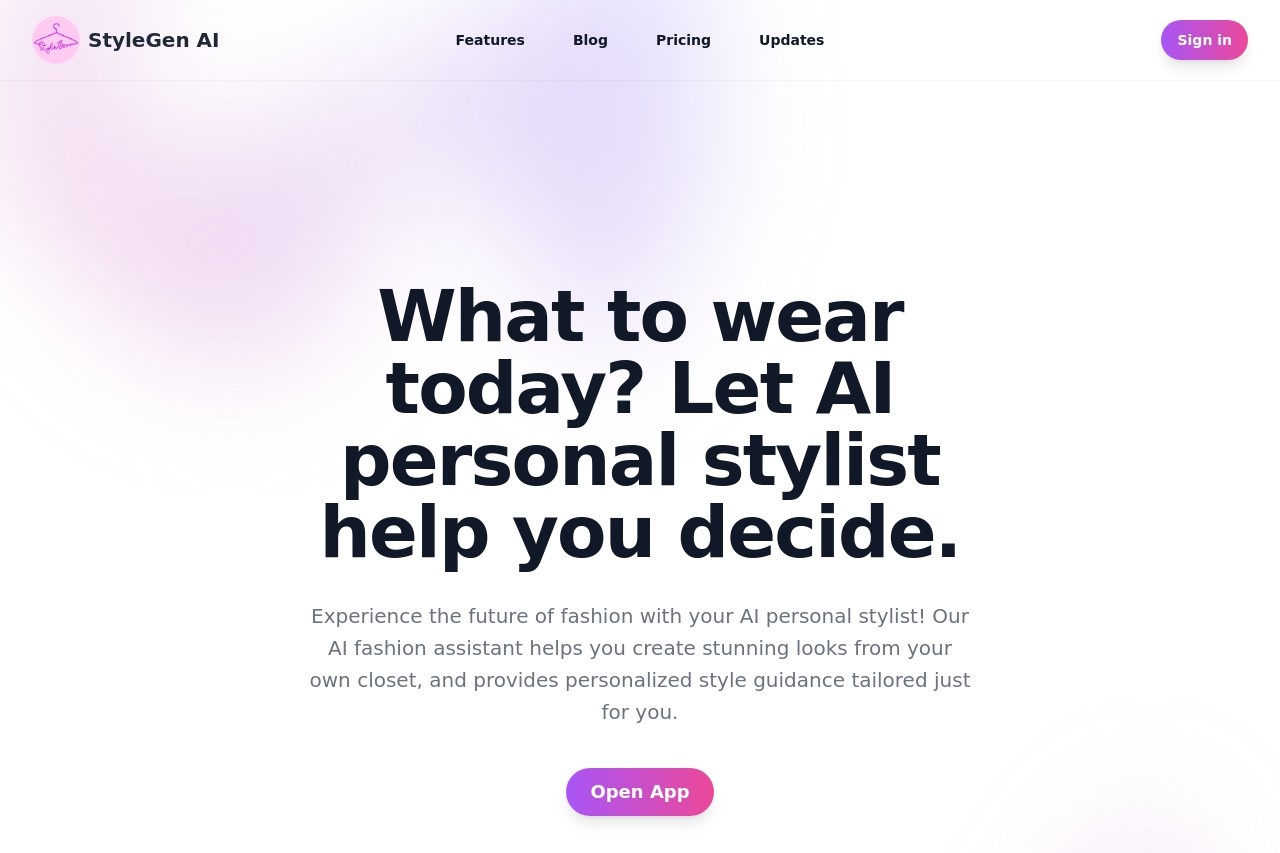 AI Personal Stylist
