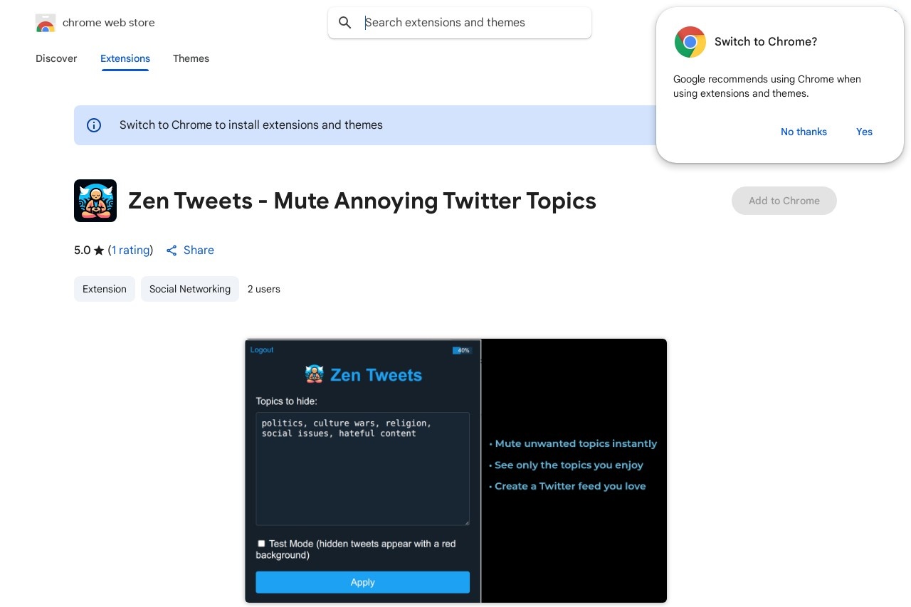 Zen Tweets