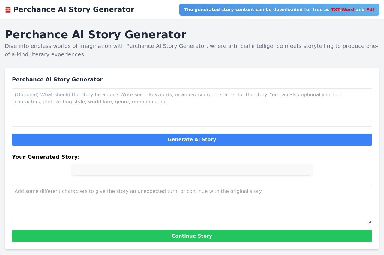 Perchance AI Story Generator