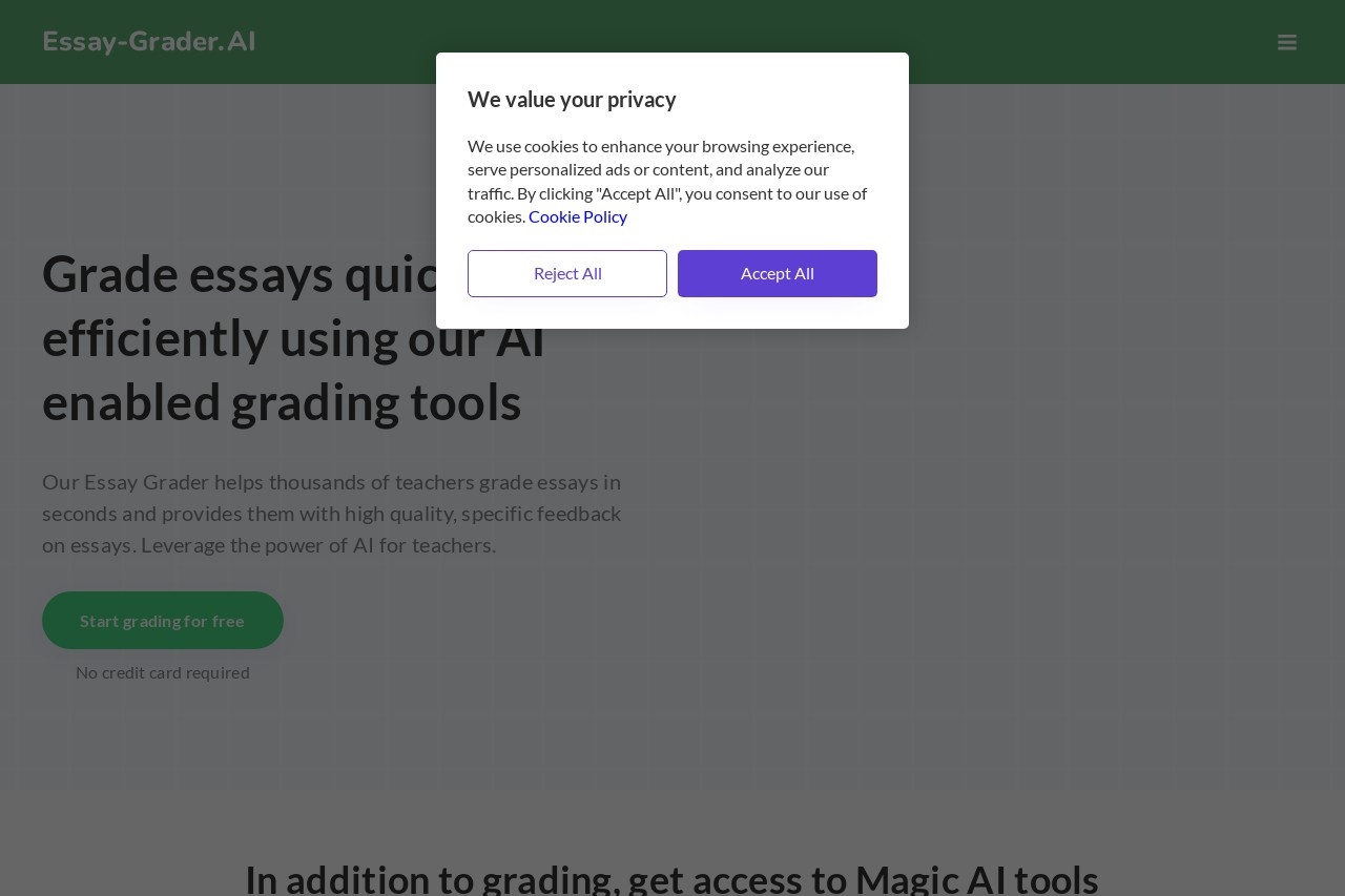 Essay Grader AI