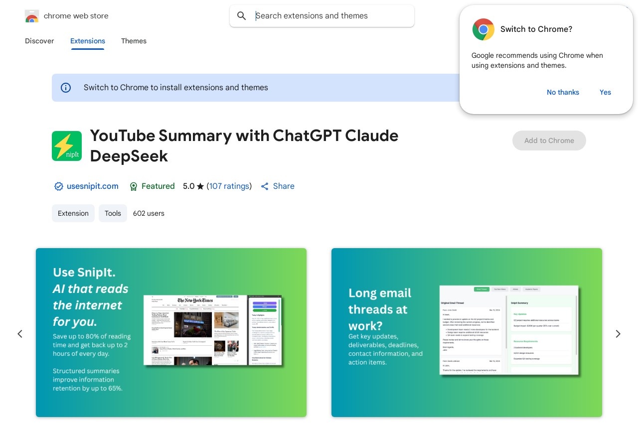 YouTube Summary