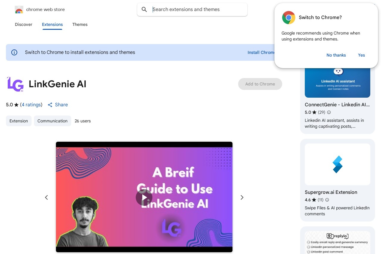 LinkGenie AI
