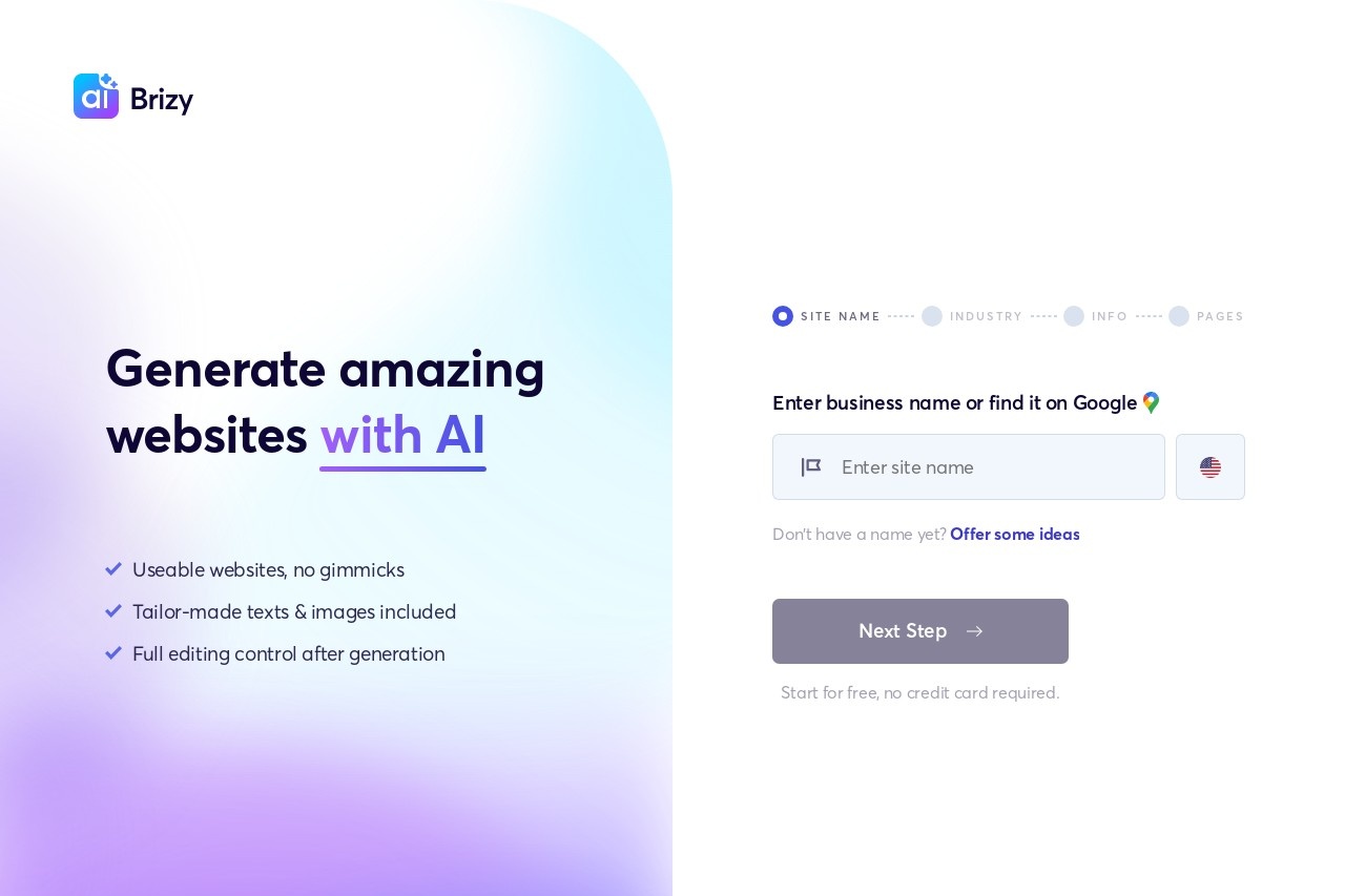 Brizy AI Builder