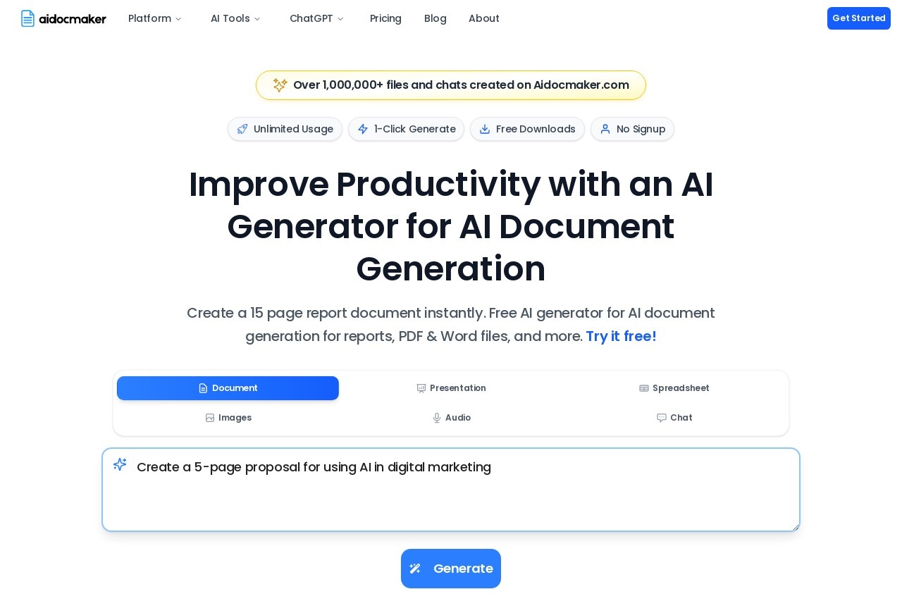 AI Document Creator
