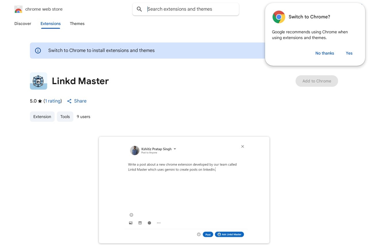 Linkd Master