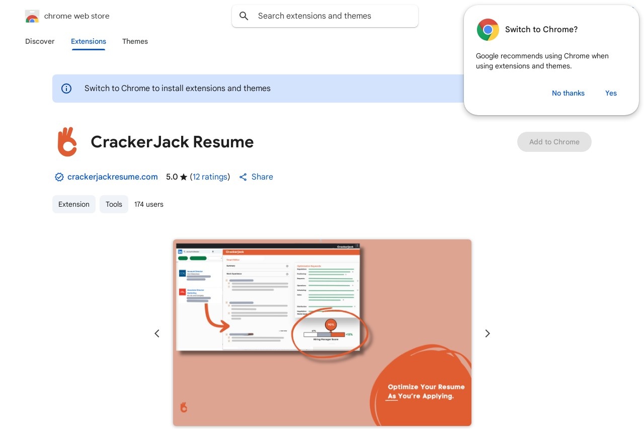 CrackerJack Resume