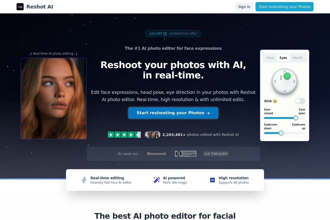 AI Face Editor