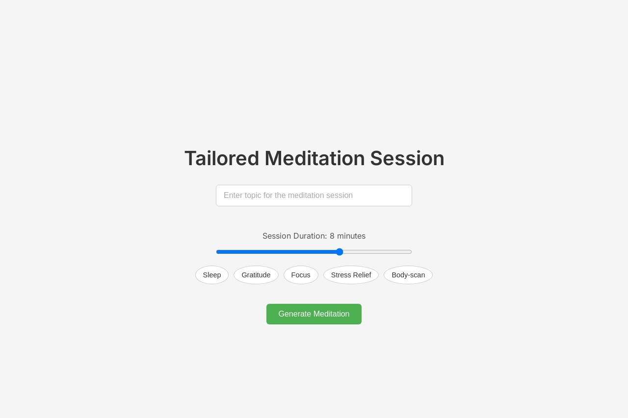 Tailored Mindfulness