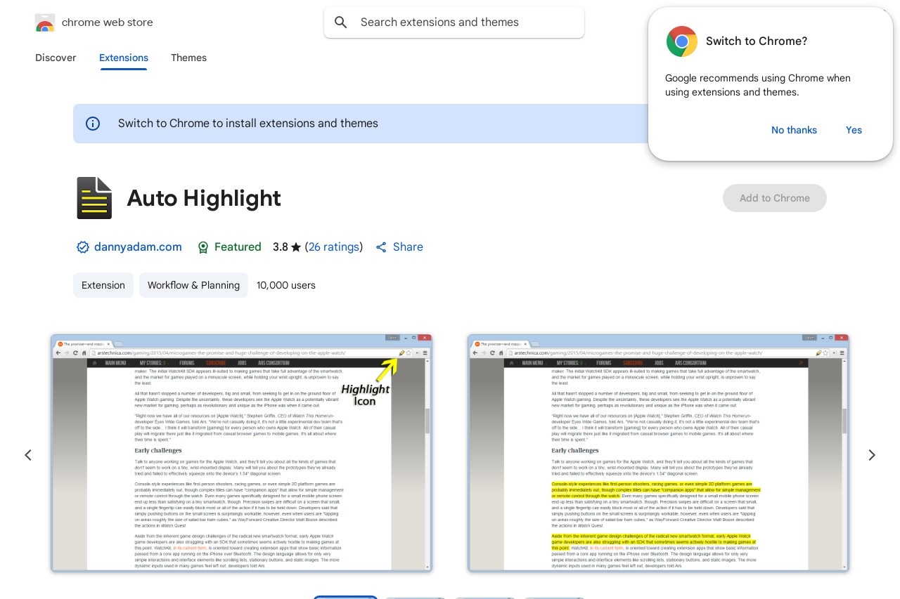 Auto Highlight