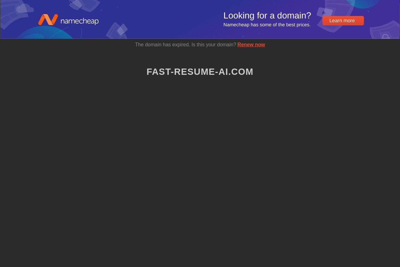 Fast Resume AI