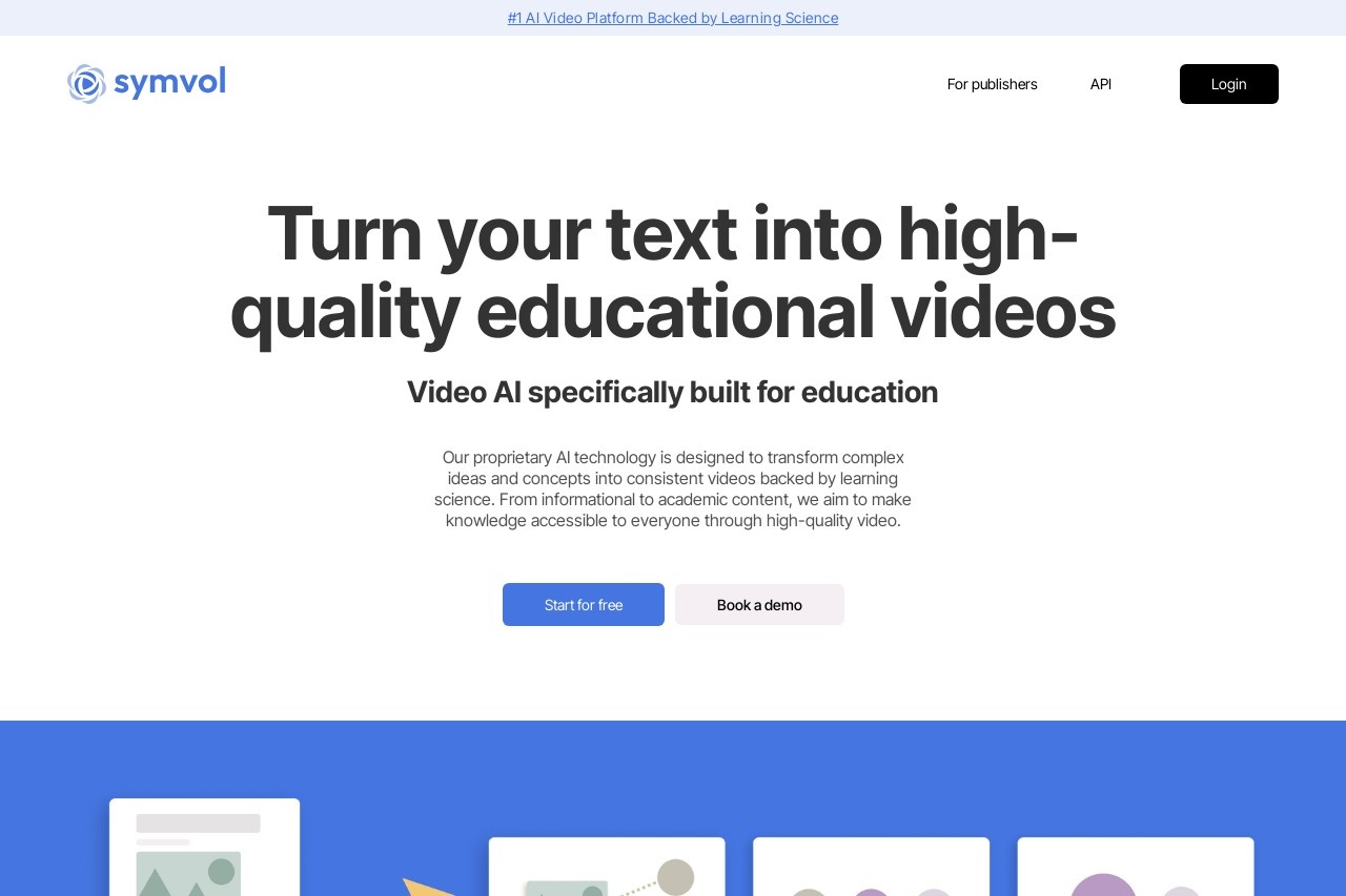 Text to video