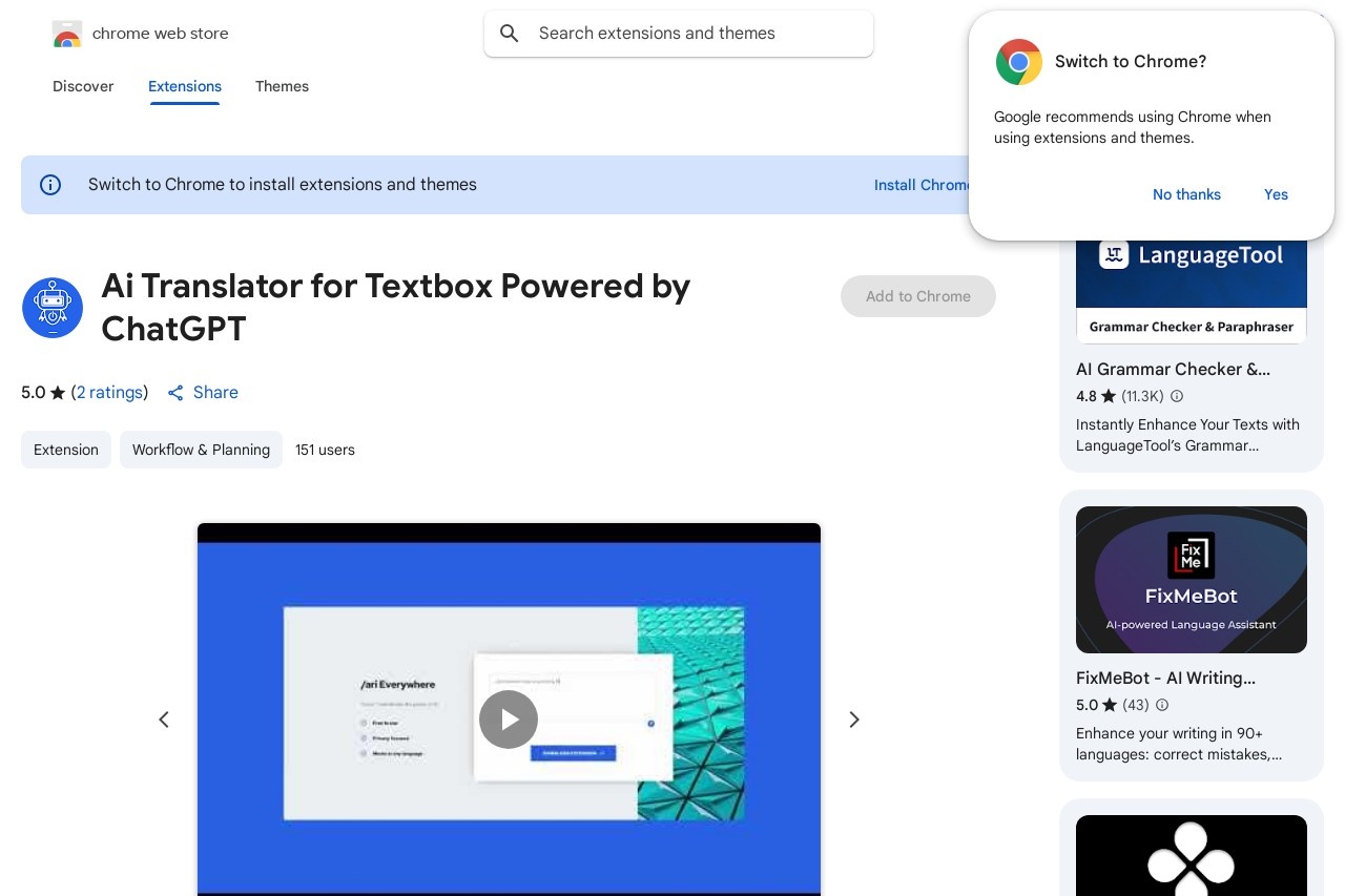 Ai Translator for Textbox