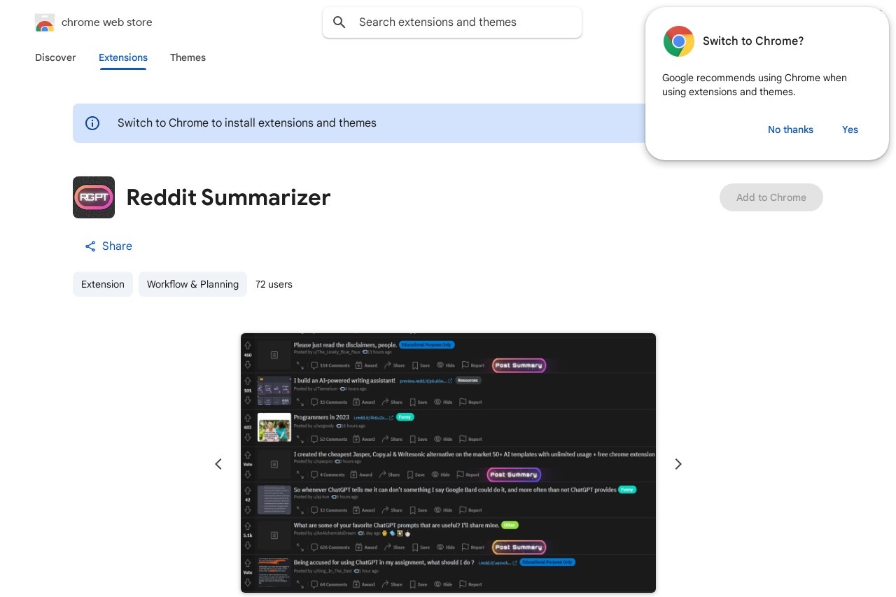 Reddit Summarizer
