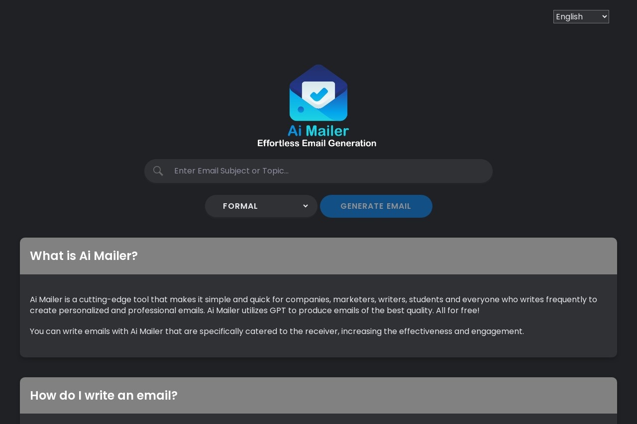 AI Mailer