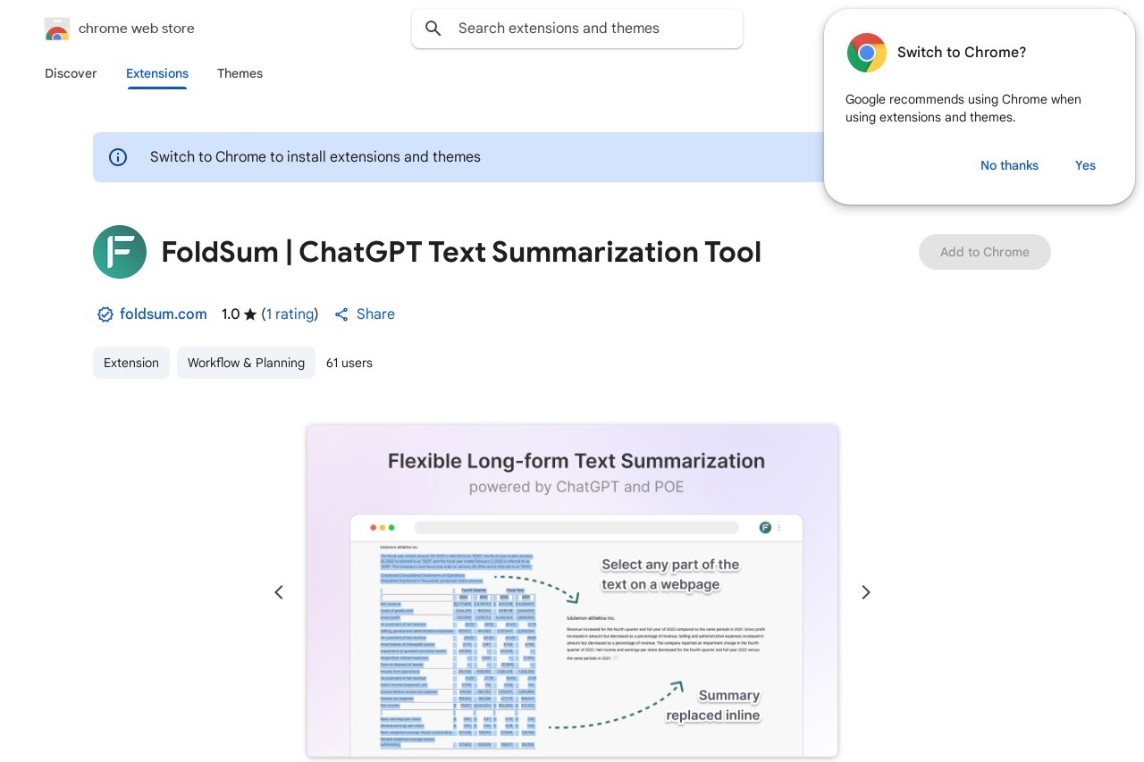 FoldSum